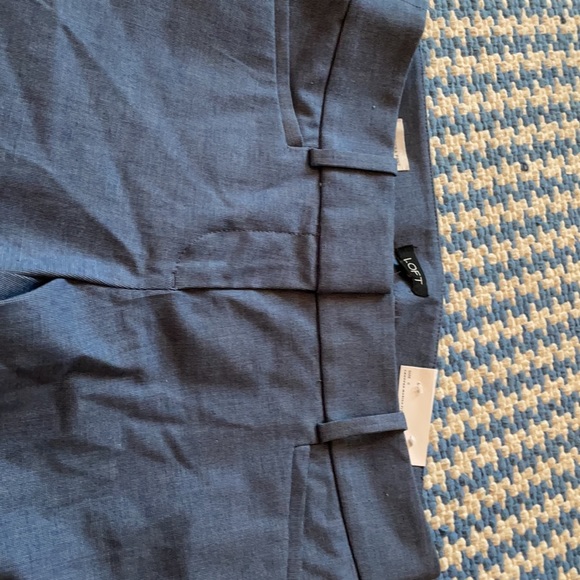 Loft size 0. Marisa blue/grey pants new w tags. - Picture 3 of 3